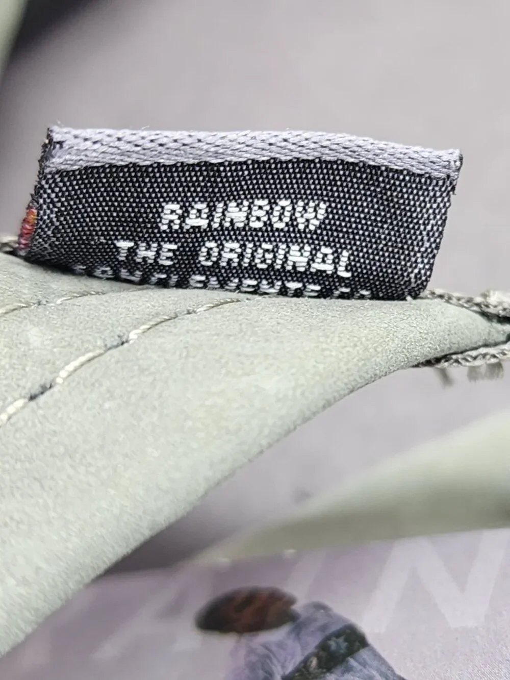 Rainbow Sandals Premium Leather Single Layer Size XXXL Cool Grey NWT